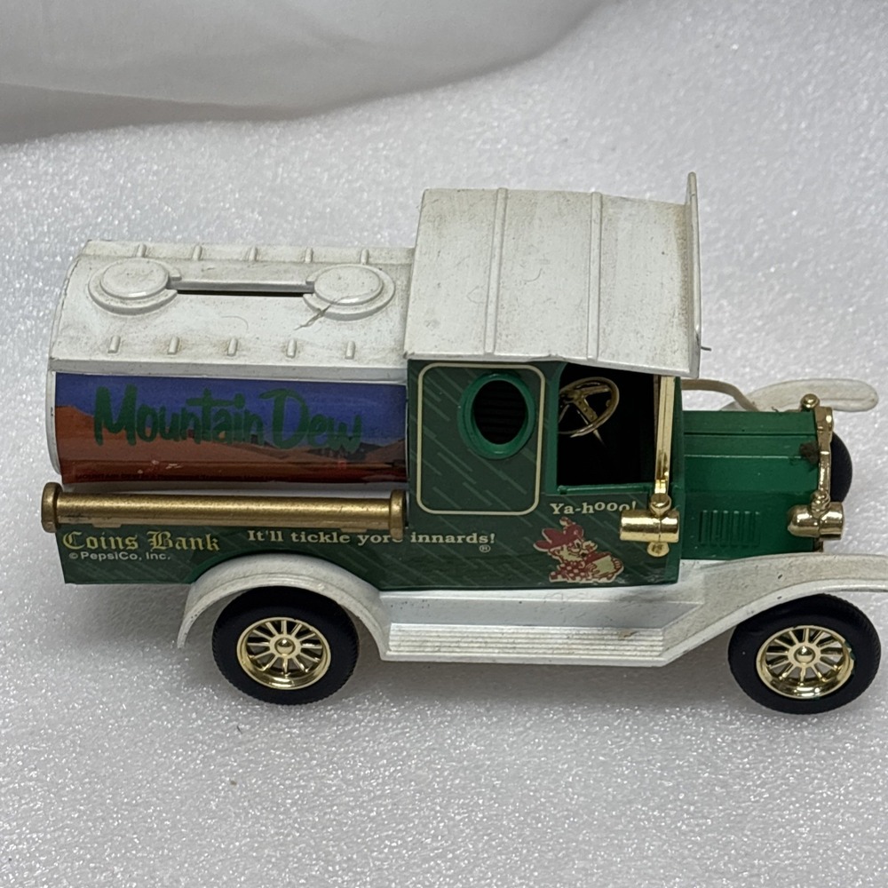 Mountain‎ Dew Model T Tanker Truck Coin Bank PepsiCo Promo Collectible - Picture 3 of 8